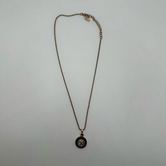 Dior‎ CD Logo Vintage Gold Tone Necklace - Picture 2 of 10